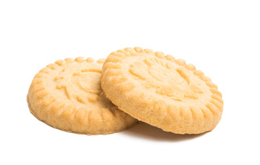 butter cookies isolated