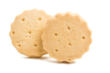 butter cookies isolated