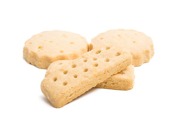 butter cookies isolated
