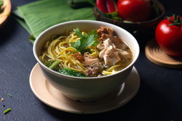 traditional malay indonesian soup noodle