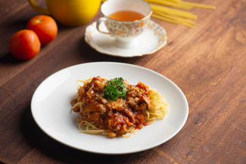  vegetarian bolognese mushroom spaghetti