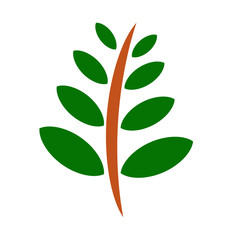 Simple farming and plant logo design.