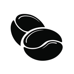 Obraz premium Coffee bean icon, vector illustration.
