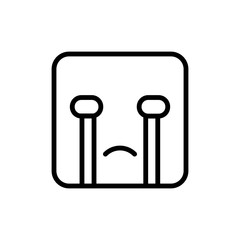 Cry vector icon