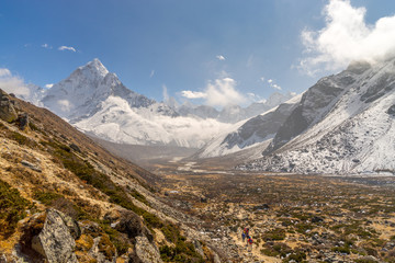 Ama Dablam summit in Himalayas Nepal