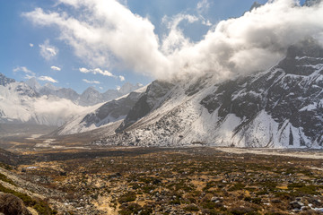 Taboche summit in Himalayas Nepal