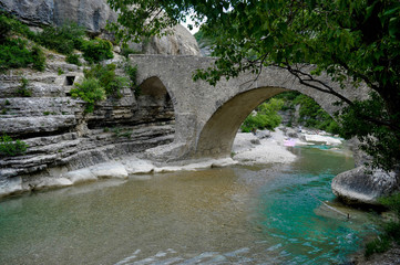 Fototapeta na wymiar Die Gorges de la Meouge in der Provence in Frankreich