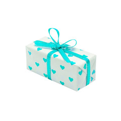 Valentine's day gift on a white background. Isolate.