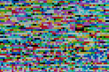 Pixel pattern of a digital glitch / Abstract background, pattern of a digital glitch.