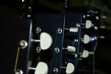guitar neck and strings