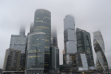 Fototapeta na wymiar skyscrapers in new york city