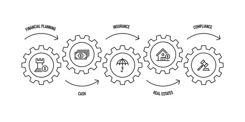 WEALTH MANAGEMENT LINE ICON