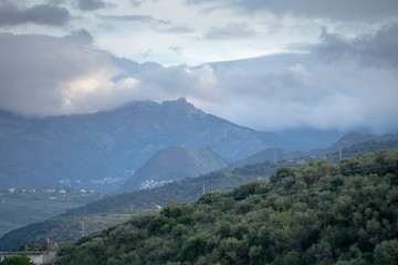 Seaviews from Tindari sanctuary in Sicily Italy