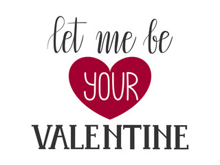 Vector Valentine's Day Greeting Card