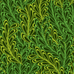 Stylish organic background. Seamless pattern.Vector. スタイリッシュ植物パターン
