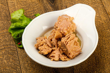 Canned tuna fish