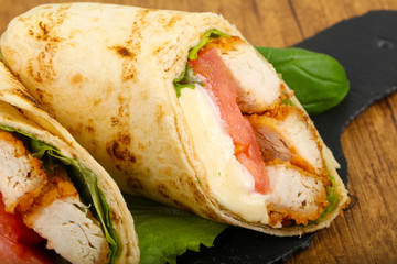 Chicken bread roll