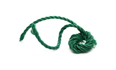 String, rope isolated on white background texture