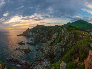 Coast of pacific ocean