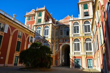 Obraz premium Royal palace (Palazzo reale) of Genoa, Genova, Italy, Heritage Site by Unesco.