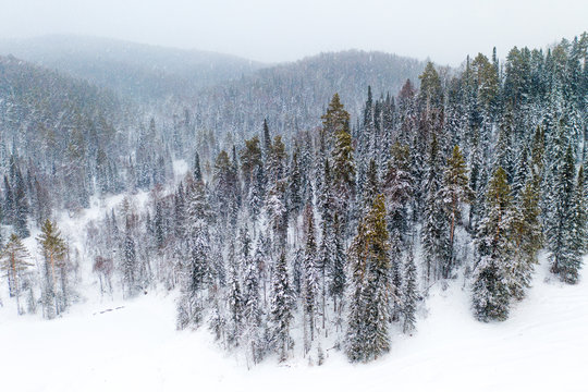 Schnee in den Bergen