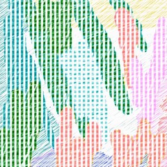 colorful lines digital art illustration background