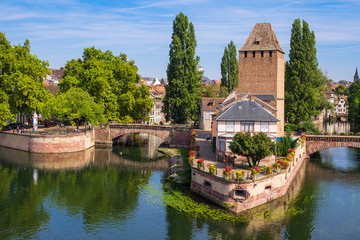 Ponts Couverts in Straßburg/Frankreich