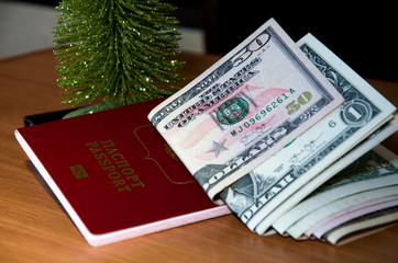 passport and money