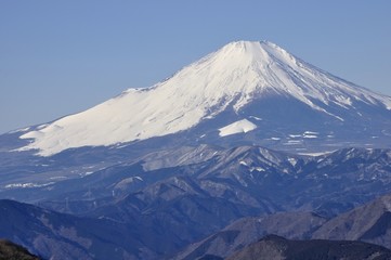 Fototapeta na wymiar 富士山眺望