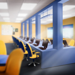 office, conference room, background
