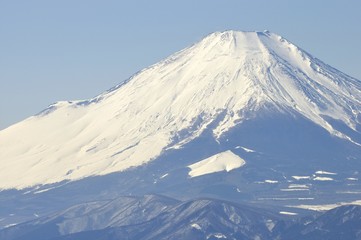 厳冬の富士眺望