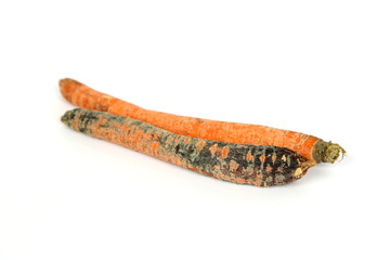 Verdorbene Karotten