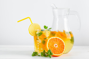 Citrus lemonade,summer drink.