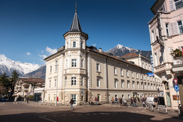 Naklejka premium Merano, Bolzano, Alto Adige, Italy