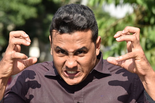 Middle Aged Man Under Stress - Powered by Adobe