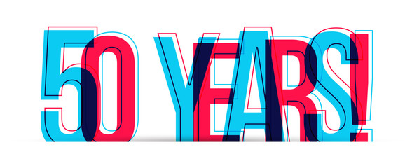 50 Years! Anniversary card 