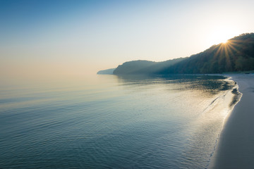 Sonnenaufgang am Ostsee Strand in Binz auf Rügen