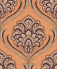 Seamless Pattern : Paisley Style