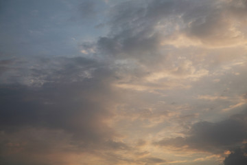 Natural sky with clouds is the best background of nature. Beautiful abstract sky like a picture. Best blue skies natural image.