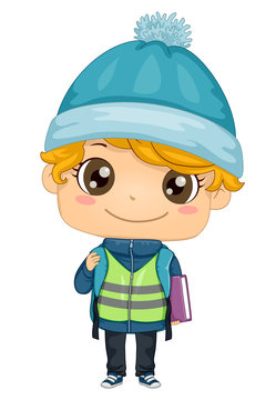 Kid Boy Sweden Student Illustration