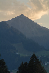 blick zum walmendingerhorn im kleinwalsertal