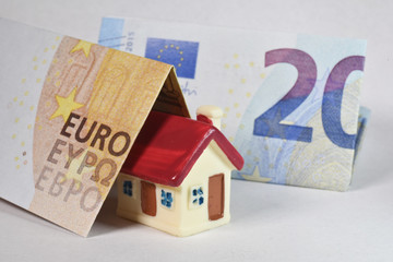Argent euro logement maison immobilier
