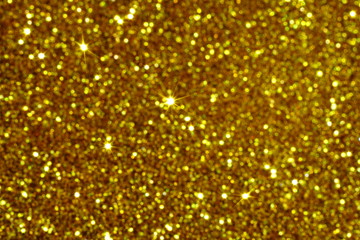 gold and white glitter abstract bokeh background Christmas