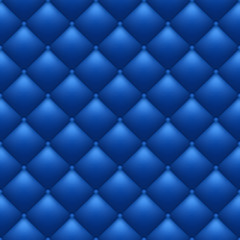 Quilted blue background.