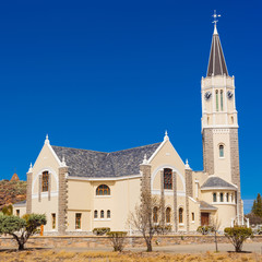 Scenic desert NG church in Karoo South Africa
