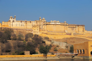 Fototapeta premium Amber Fort in Rajasthan state of India