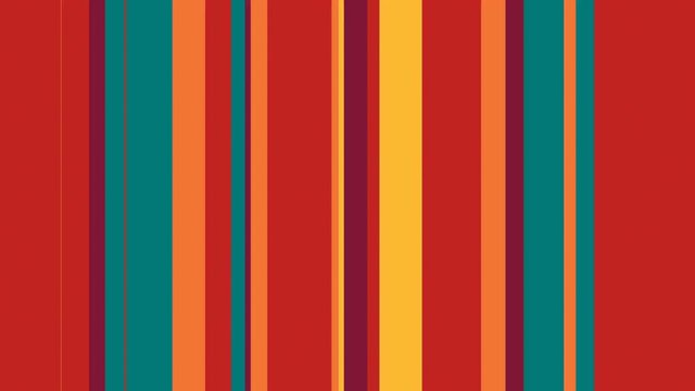 Multicolor Stripes 26 - 60fps 4k Cozy Color Stripes Video Background Loop // Animated colorful bars! A multistripe feast for your eyes. Number 26 in the series.
