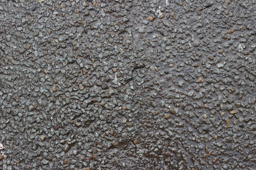 Wet asphalt pavement surface texture