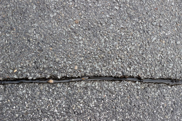 Asphalt wet crack fracture surface texture