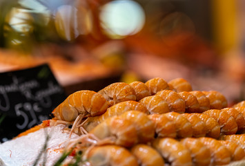 langoustines du march&eacute;